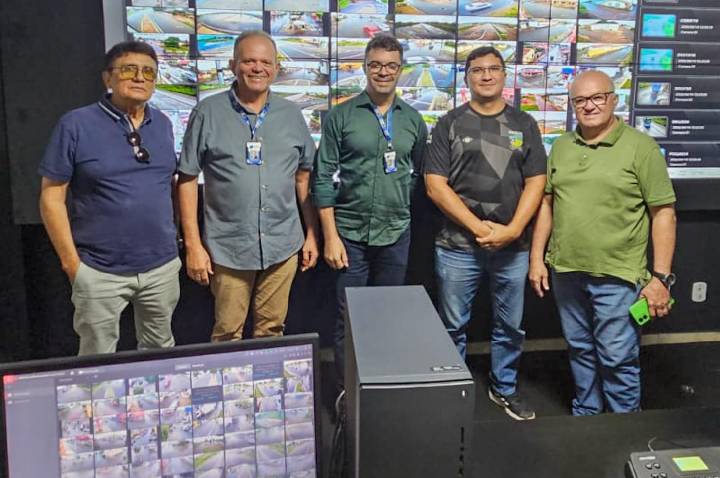 CDL de Floriano visita Piripiri para conhecer sistema de videomonitoramento