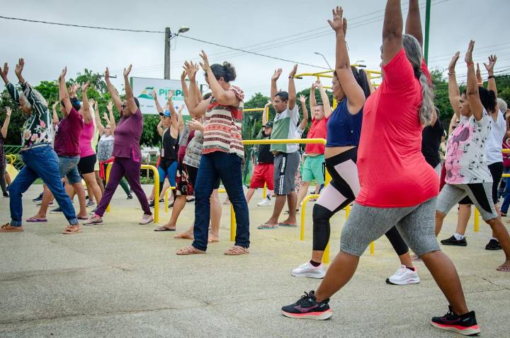 SESAM de Piripiri promove atividade física para usuários do CAPS II
