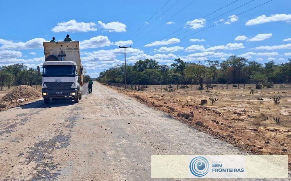 Idepi acelera obra da PI-216 entre Juazeiro do Piauí e Milton Brandão