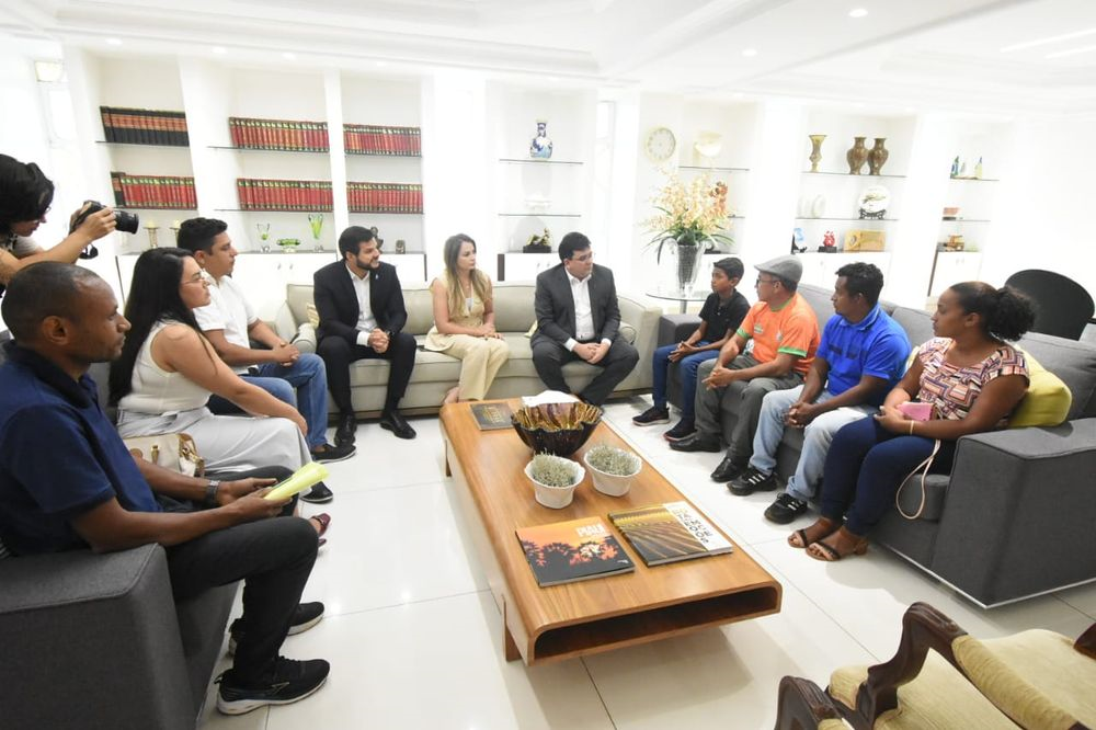 Governador recebeu atleta de Curralinhos