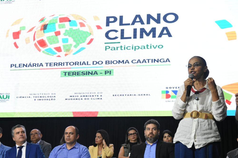 Ministra do Meio Ambiente, Marina Silva. FOTO: Francisco Leal.