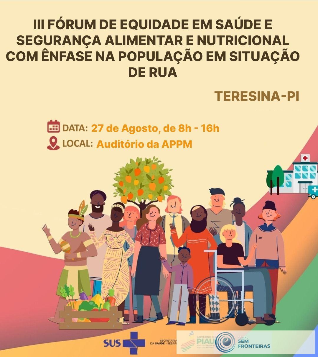 Sesapi promove III Fórum de Equidade em Saúde e Segurança Alimentar na Macrorregião Meio Norte