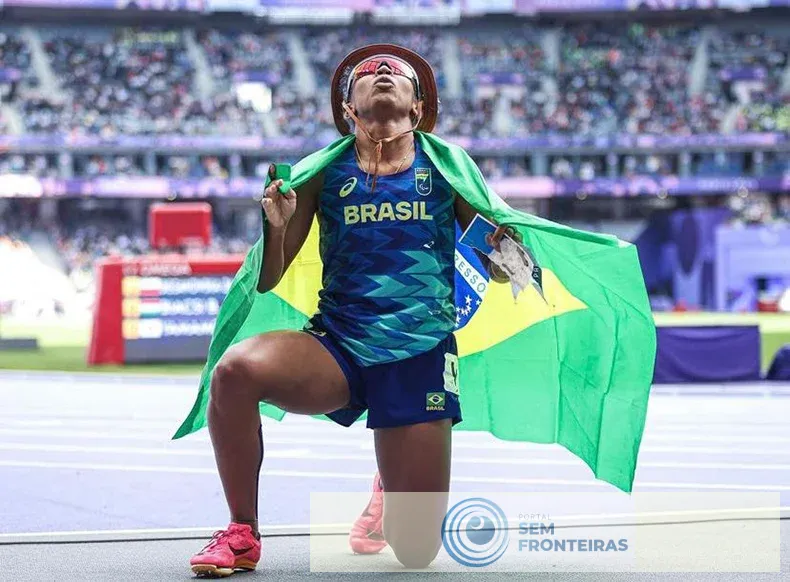 Com emoção a piauiense Keyla Barros conquista sua primeira medalha paralímpica