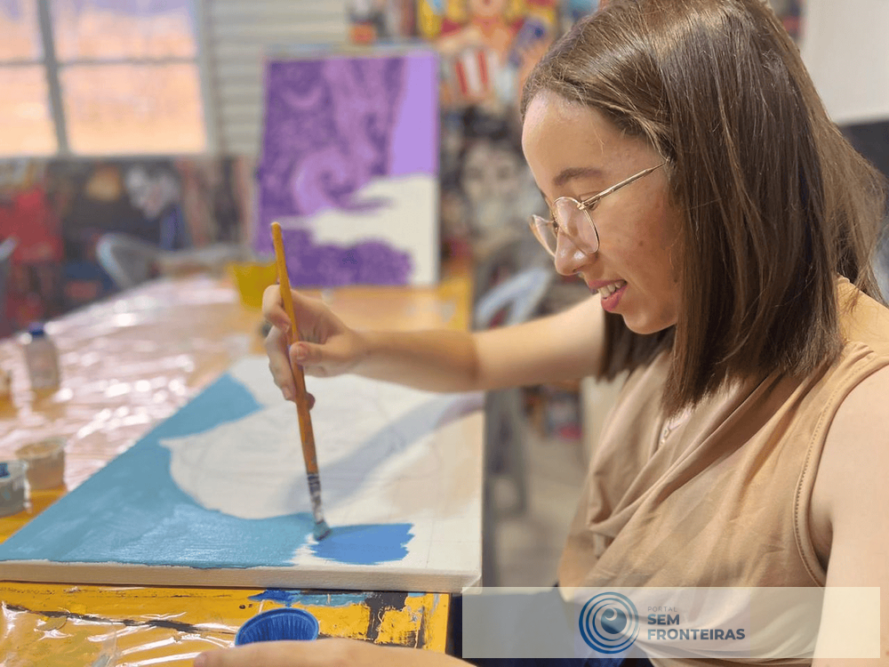 Estudantes do Piauí expõem obras de arte em Nova York, nos EUA