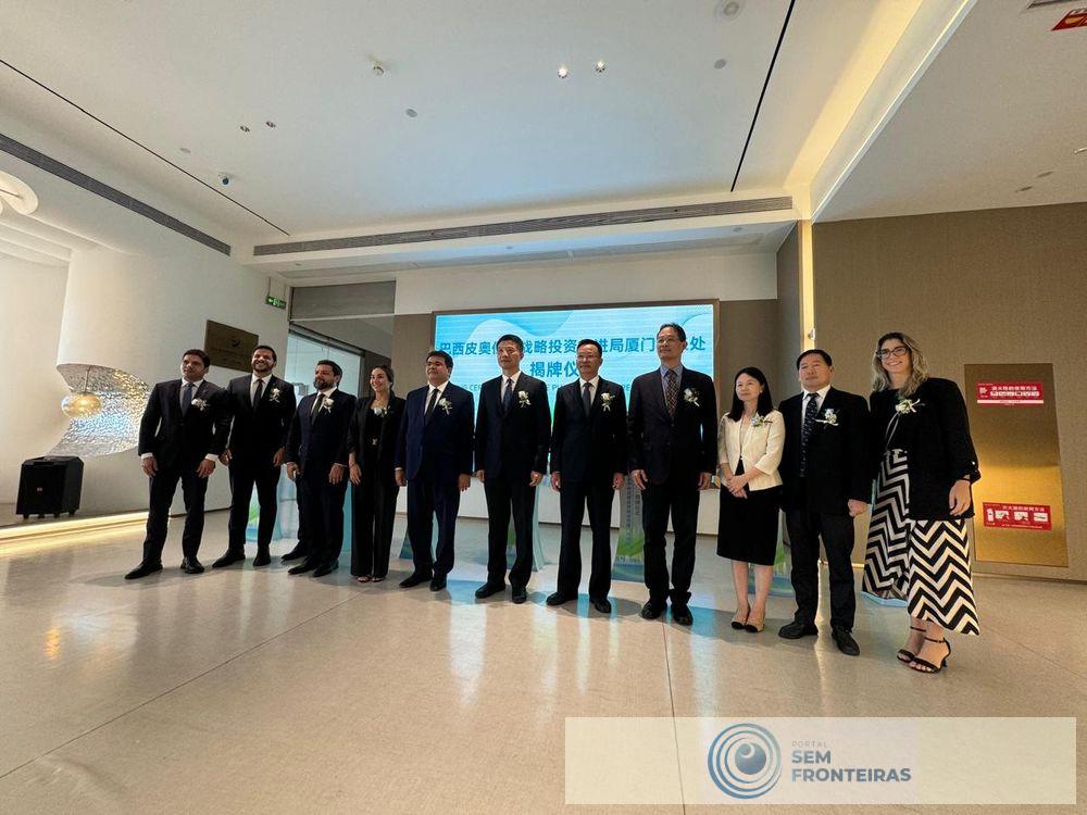 Governador inaugura escritório do Piauí na China e abre rodadas de negócios entre empresários piauienses e chineses