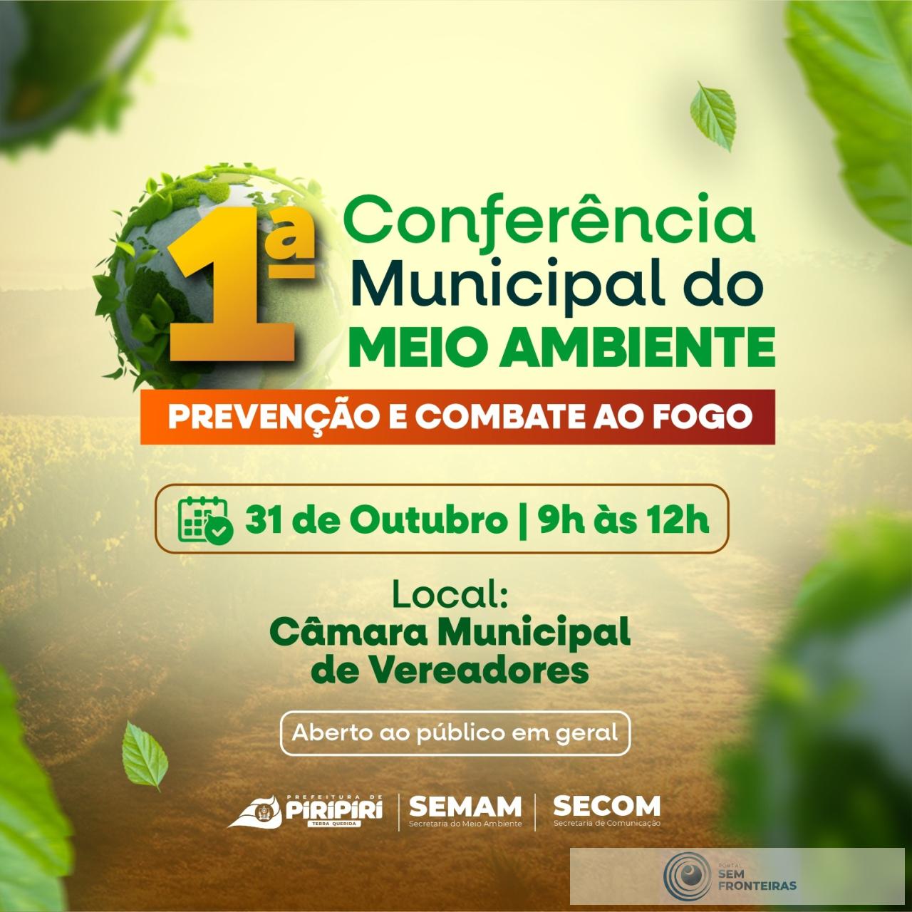I Conferência Municipal do Meio Ambiente será realizada nesta quinta-feira