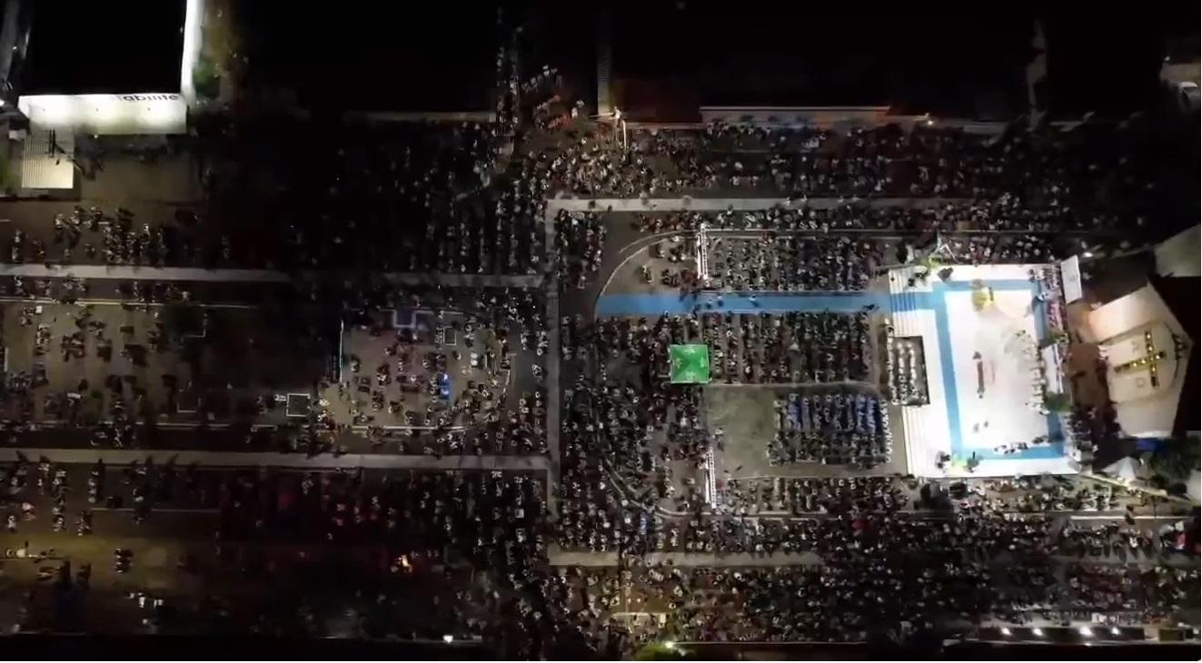 Imagem aérea: Paróquia de N.Sra. dos Remédios