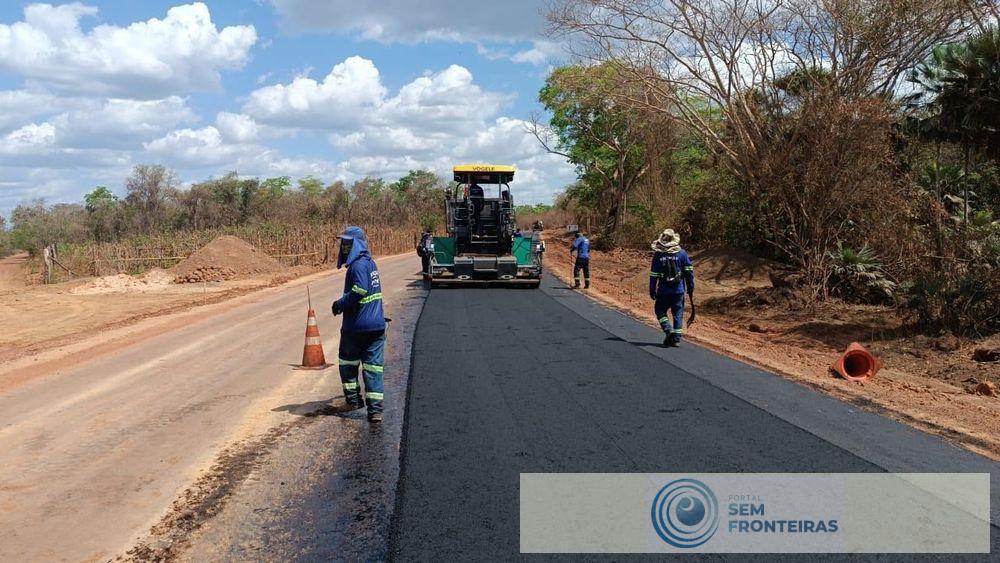 Seinfra inicia pavimentação asfáltica da BR-343 ao Assentamento Residência em Piripiri