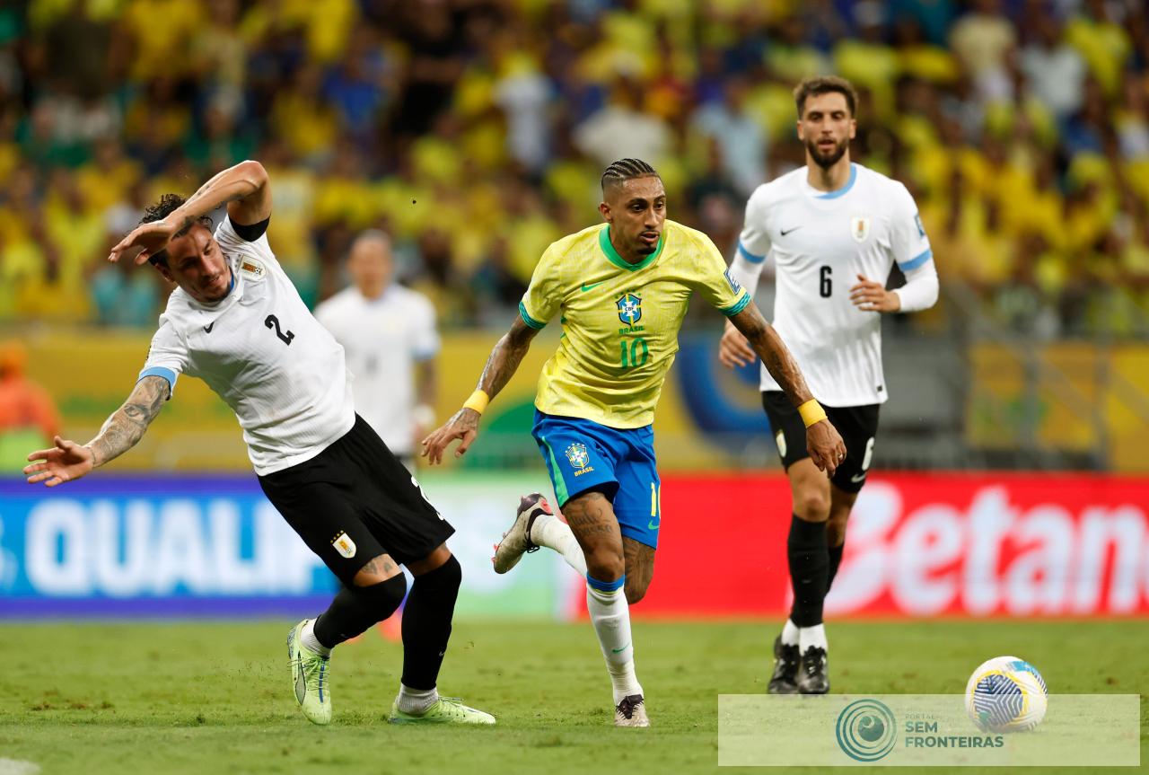 Brasil empata com o Uruguai e fecha 2024 em quinto na tabela de classificação