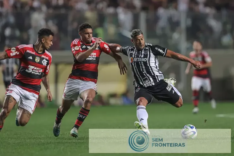 Flamengo vence Atlético-MG por 3 a 1 e fica perto do pentacampeonato da Copa do Brasil