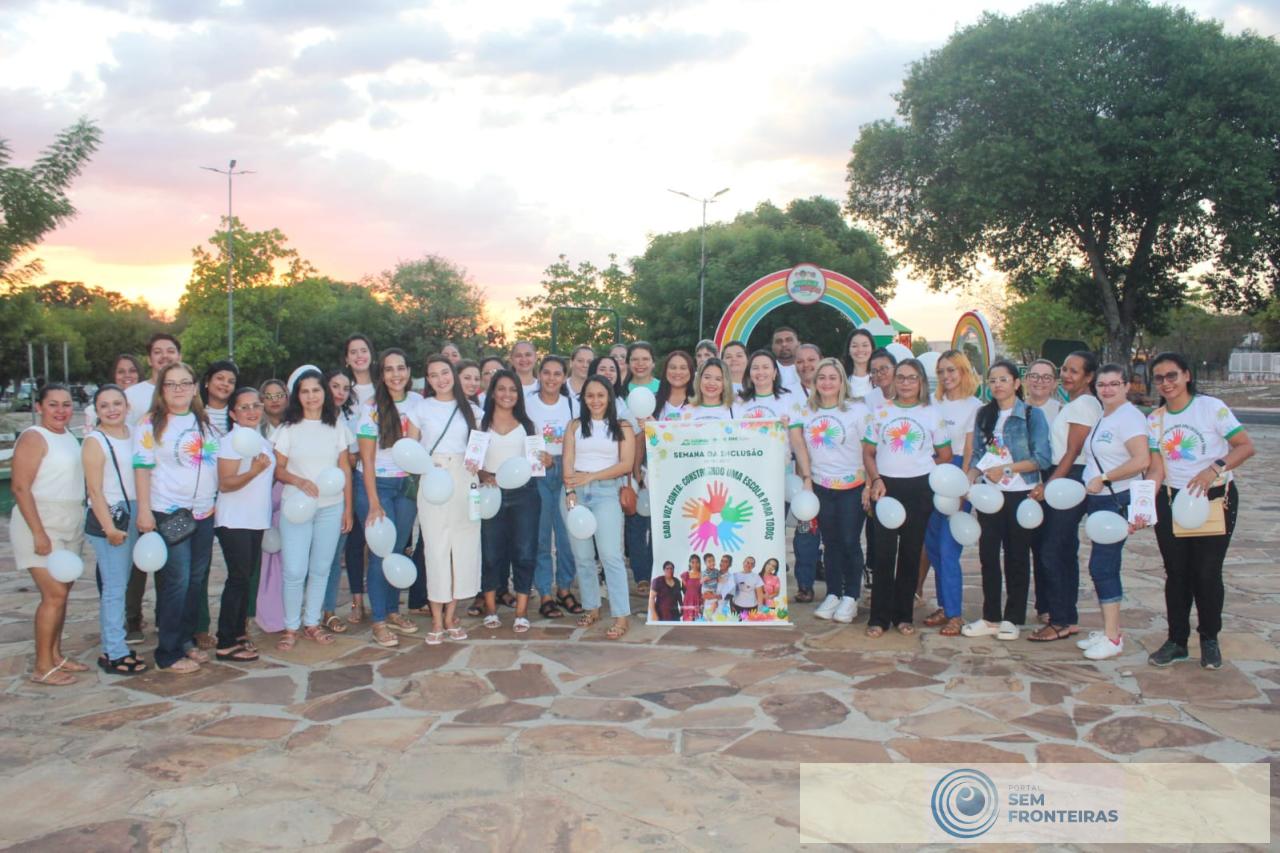 Prefeitura de Piripiri encerra a Semana da Educação Inclusiva com blitz educativa
