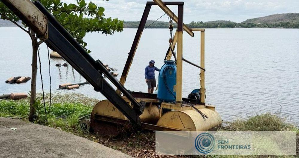 Agespisa substitui bomba no açude Caldeirão e amplia capacidade de captação de água em Piripiri