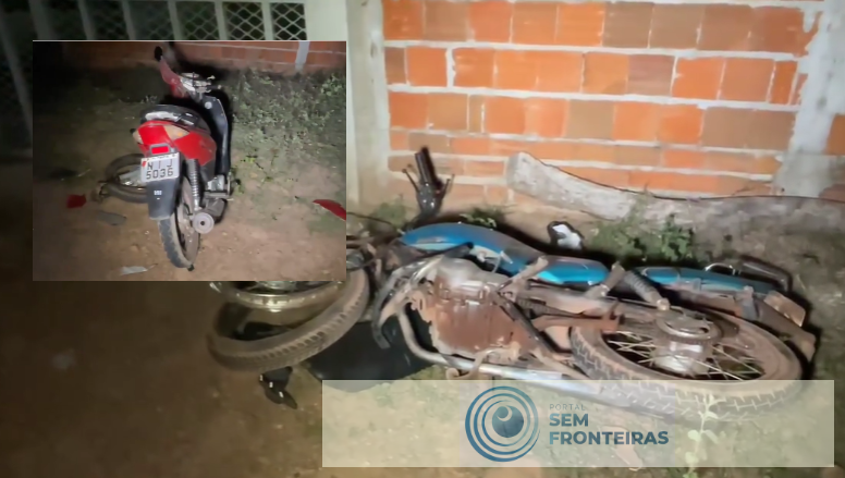 Colisão frontal entre motos deixa um morto em Lagoa de São Francisco