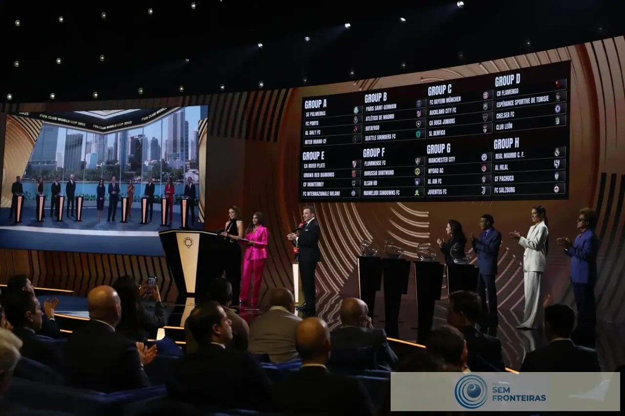 Fifa define grupos para o Mundial de Clubes de 2025