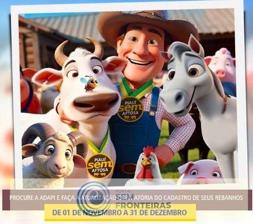 Prazo para recadastramento do rebanho piauiense termina dia 31 de dezembro