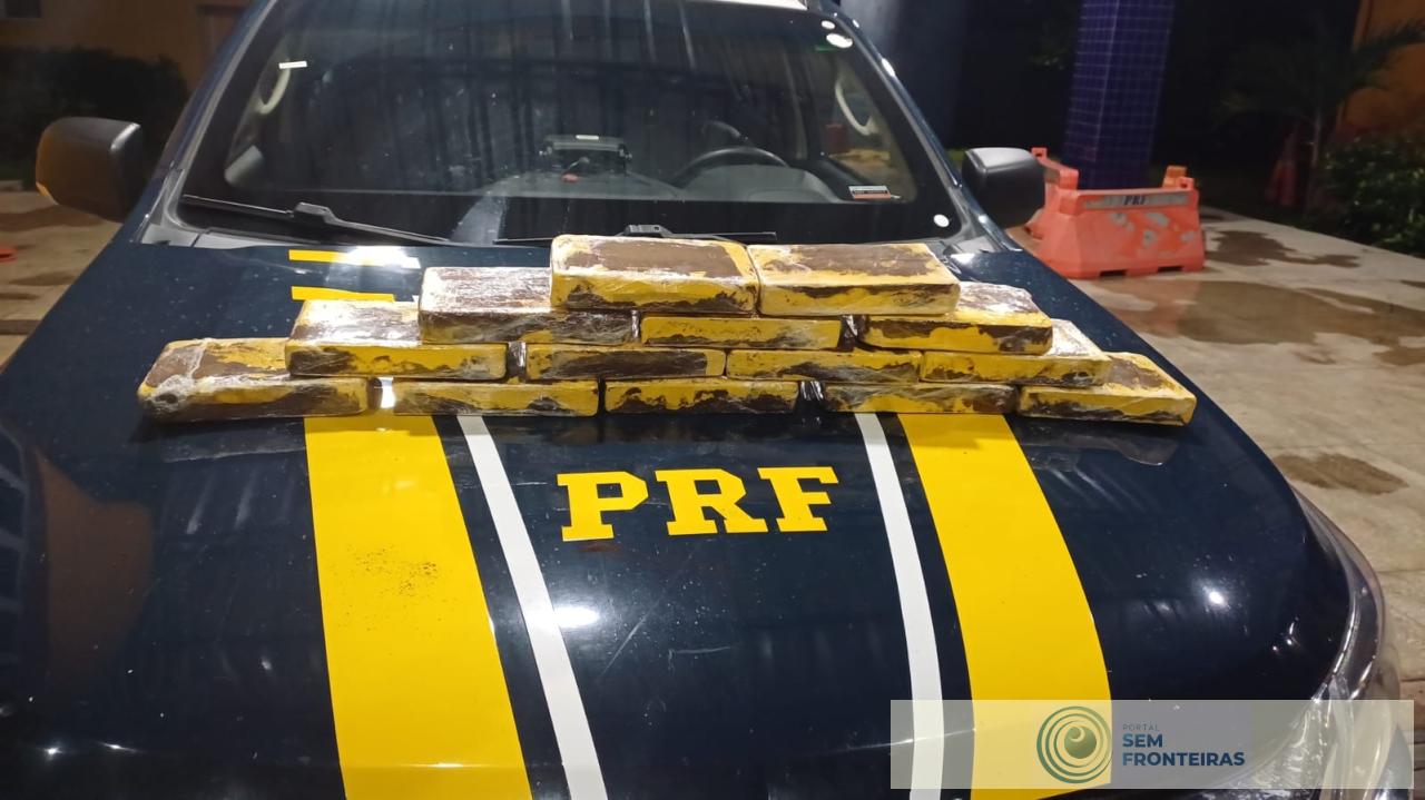 PRF apreende 14kg de cocaína durante fiscalização em ônibus na cidade de Piripiri