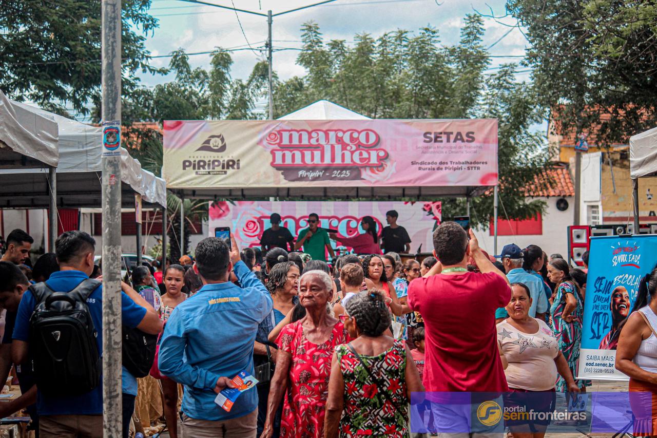 Prefeitura de Piripiri realiza grande evento em comemoração ao Dia da Mulher