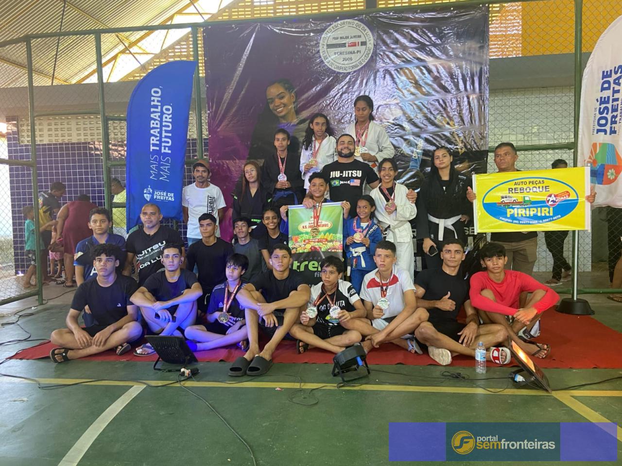 Projeto Social QG da Luta conquista 14 medalhas na Copa Rosa e Open Freitense Jiu-Jitsu Nogi
