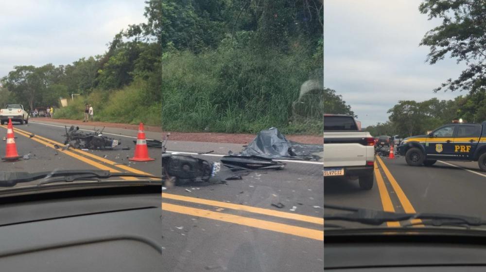 Colisão frontal deixa dois mortos e um ferido na BR 343 entre Altos e Teresina