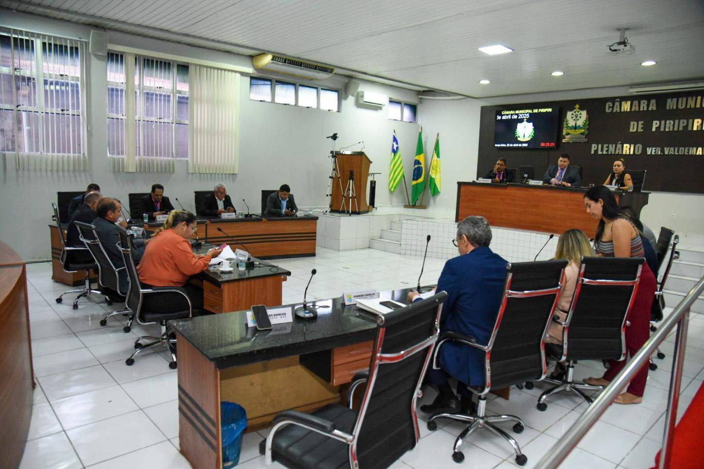 Sessão da Câmara Municipal de Piripiri destaca evento “Diálogos pelo Piauí”