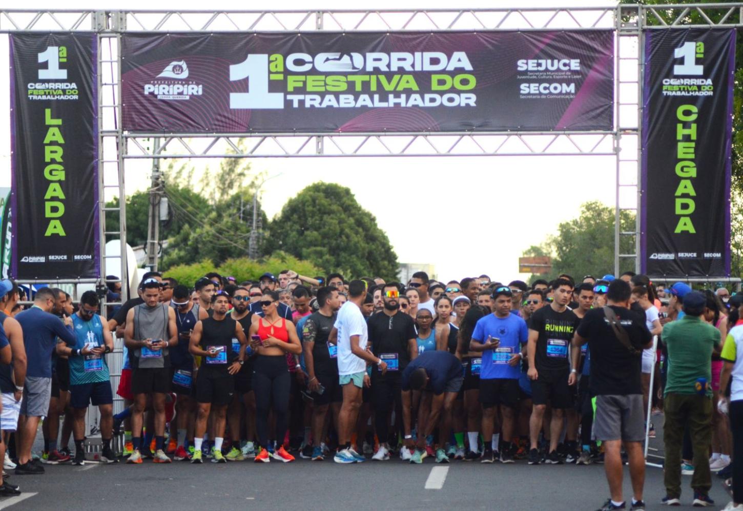 1ª Corrida do Trabalhador reúne mais de 2 mil participantes em Piripiri