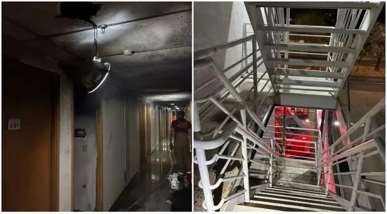 Incêndio atinge hotel na zona Leste de Teresina e mobiliza Corpo de Bombeiros