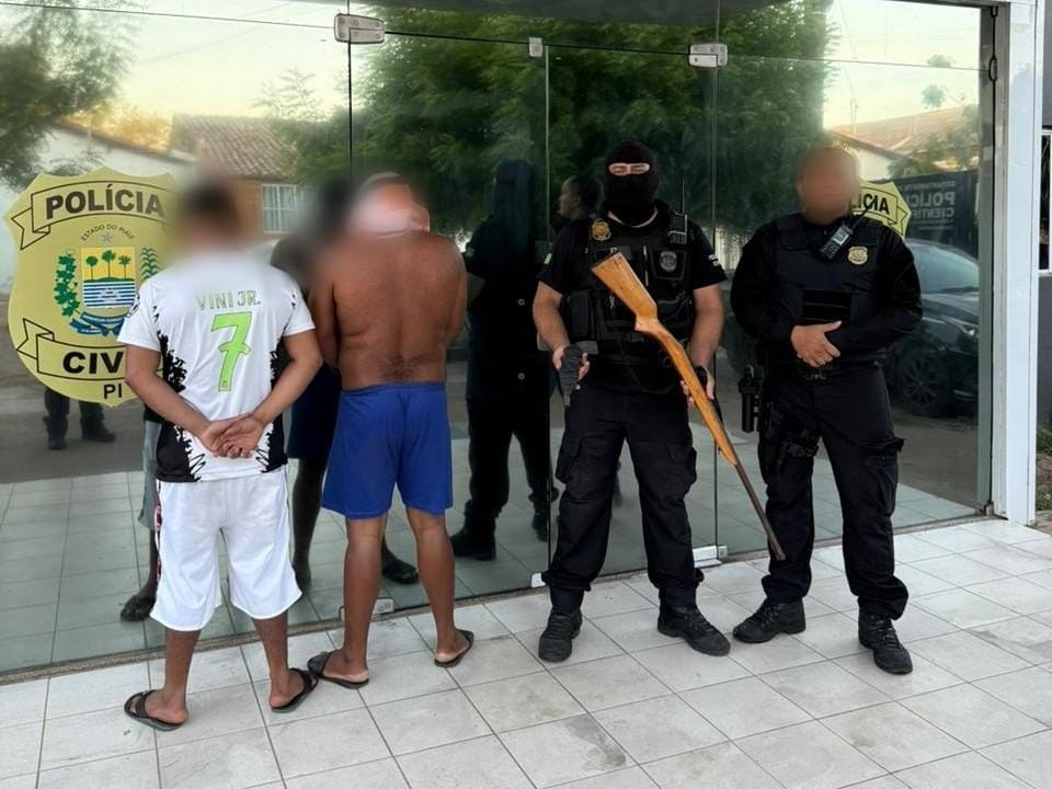 Polícia Civil prende suspeito de furto e apreende arma de fogo em Piripiri