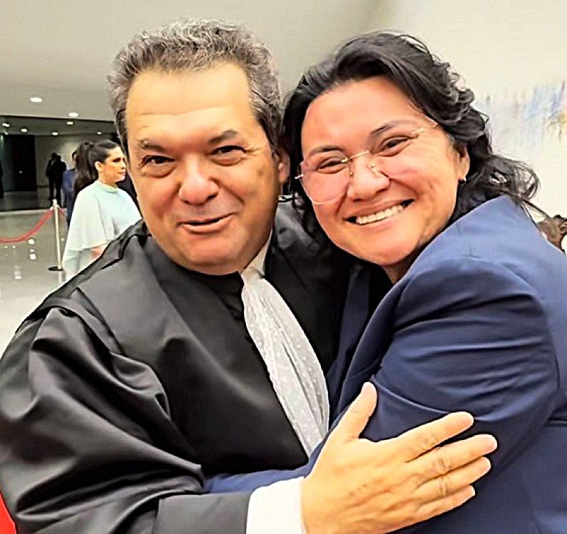 Prefeita e Procuradora Geral do Município de Piripiri prestigiaram posse do ministro Carlos Augusto Brandão