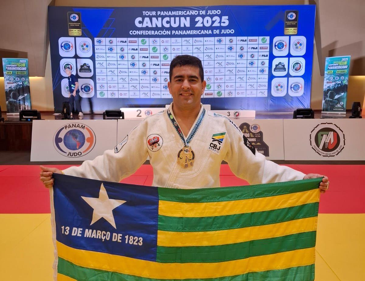 Tenente Pedro Bento conquista ouro no Pan-Americano de Judô Veteranos e eleva o nome do Piauí no cenário internacional