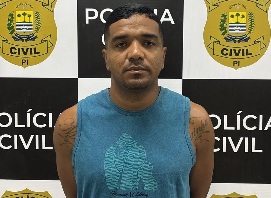 Preso no Piauí ex-jogador de futebol suspeito de assassinar namorado da ex-esposa