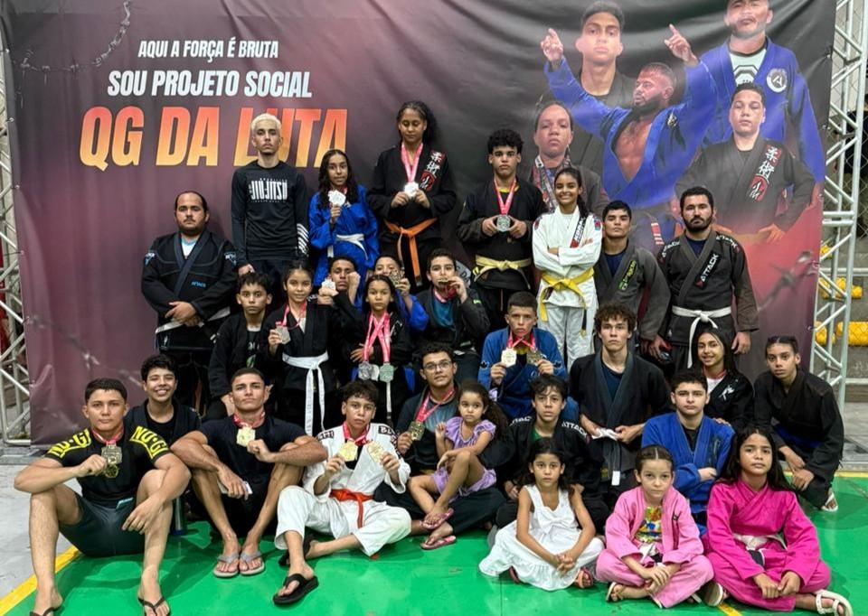 Projeto social QG da Luta encerra ano com mais de 80 medalhas e destaque nacional