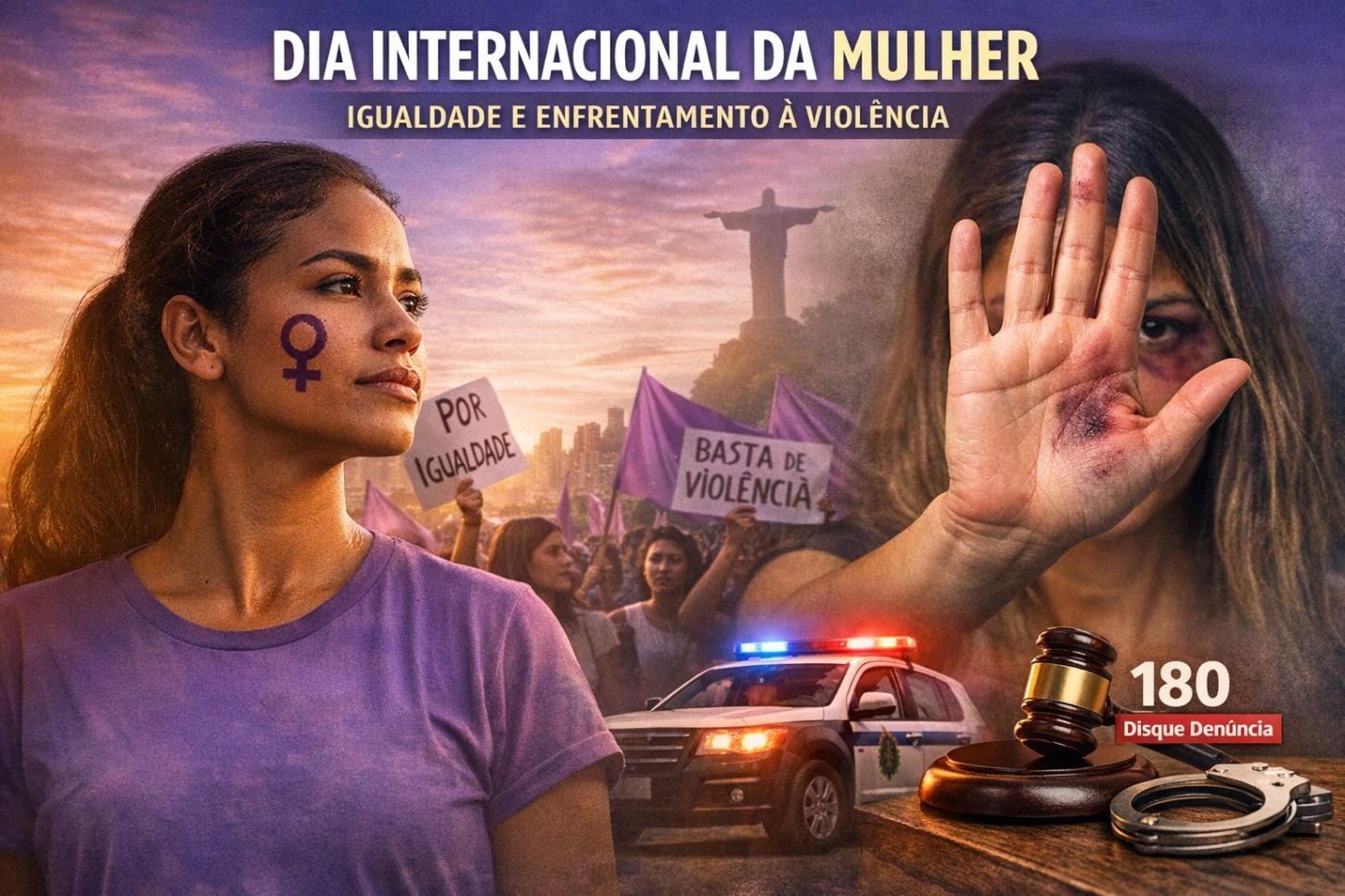 Dia Internacional da Mulher: força, igualdade e enfrentamento à violência de gênero