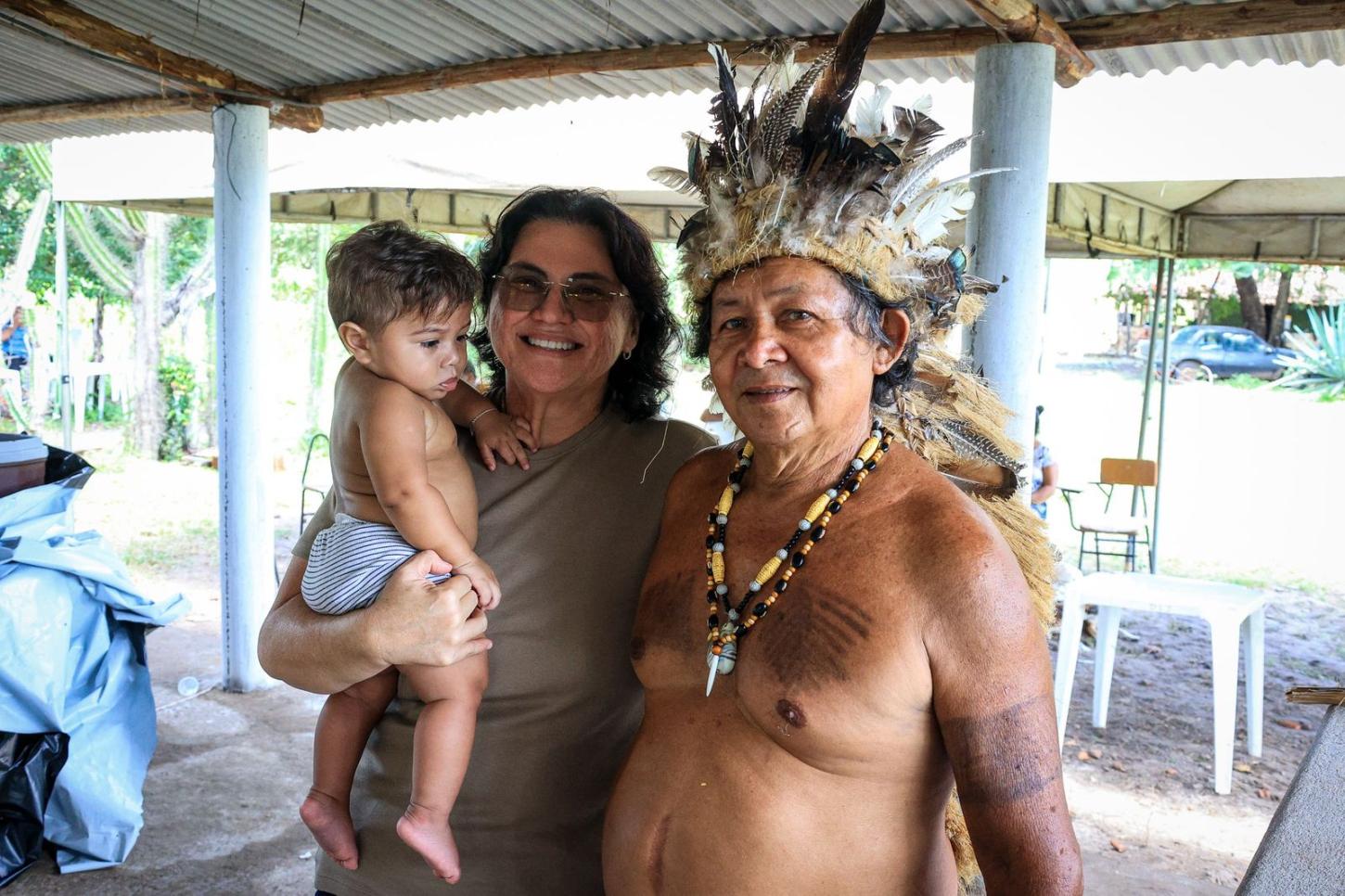 Prefeita Jôve Oliveira Monteiro participa de momento histórico no território indígena Tabajara  