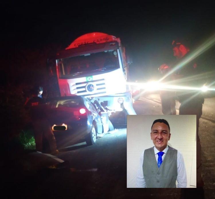 Professor de Piripiri morre em acidente na BR-343