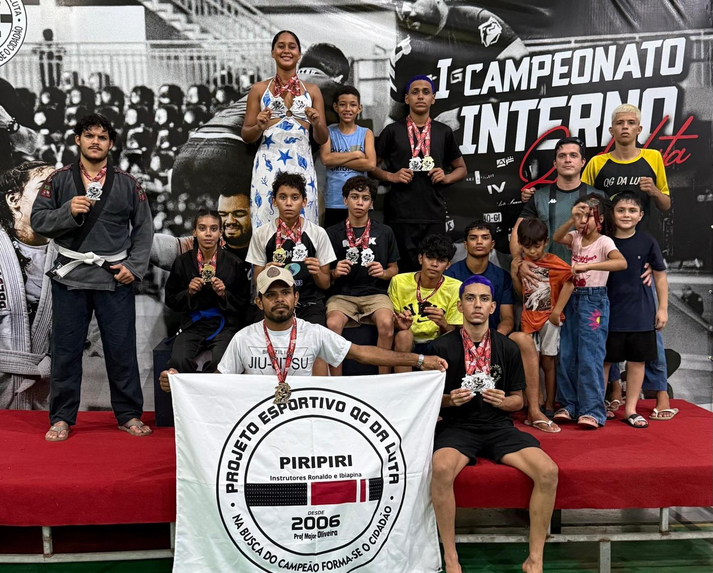 QG da Luta de Piripiri conquista 16 medalhas no Open Teresina/Timon