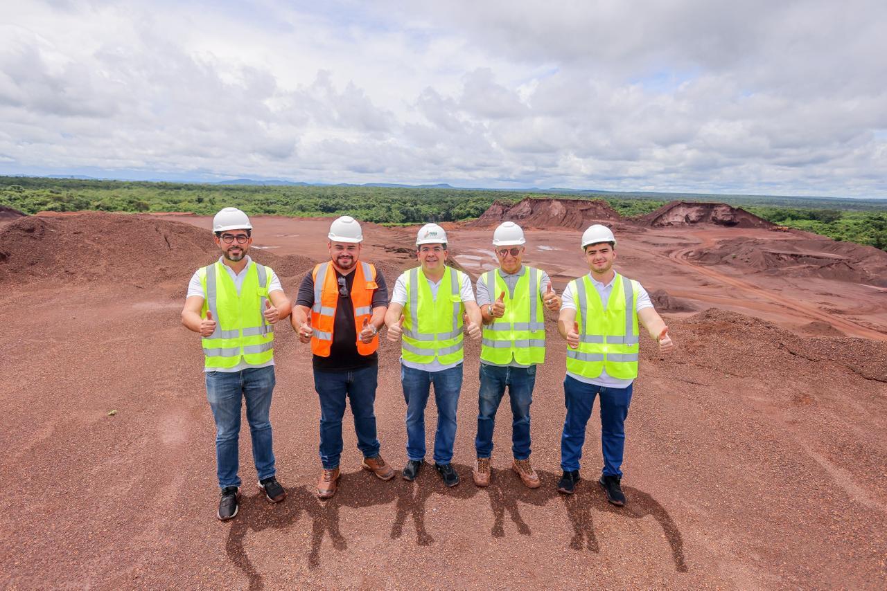 Rafael Fonteles visita operação da Lion Mining em Piripiri, polo da produção de minério de ferro