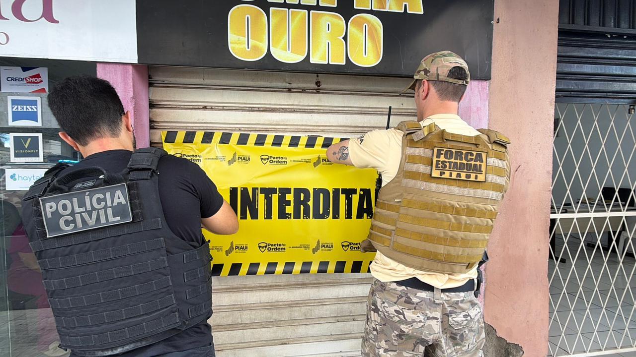 SSP-PI desarticula comércio suspeito de receptar ouro roubado em Teresina