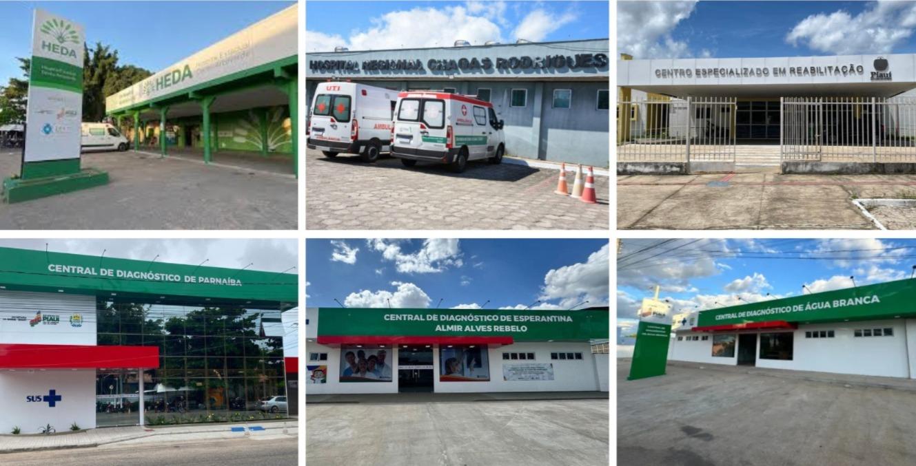 HEDA, HRCR, CER IV e Centrais de Diagnóstico de Parnaíba, Esperantina e Água Branca registram mais de 63 mil atendimentos no primeiro trimestre de 2026