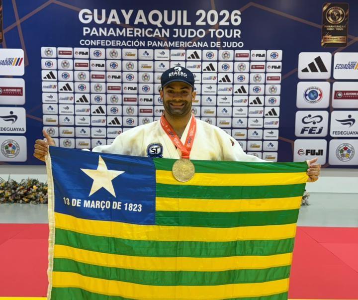 Stanley Torres conquista pentacampeonato pan-americano de judô com apoio do Bolsa Atleta Piauí