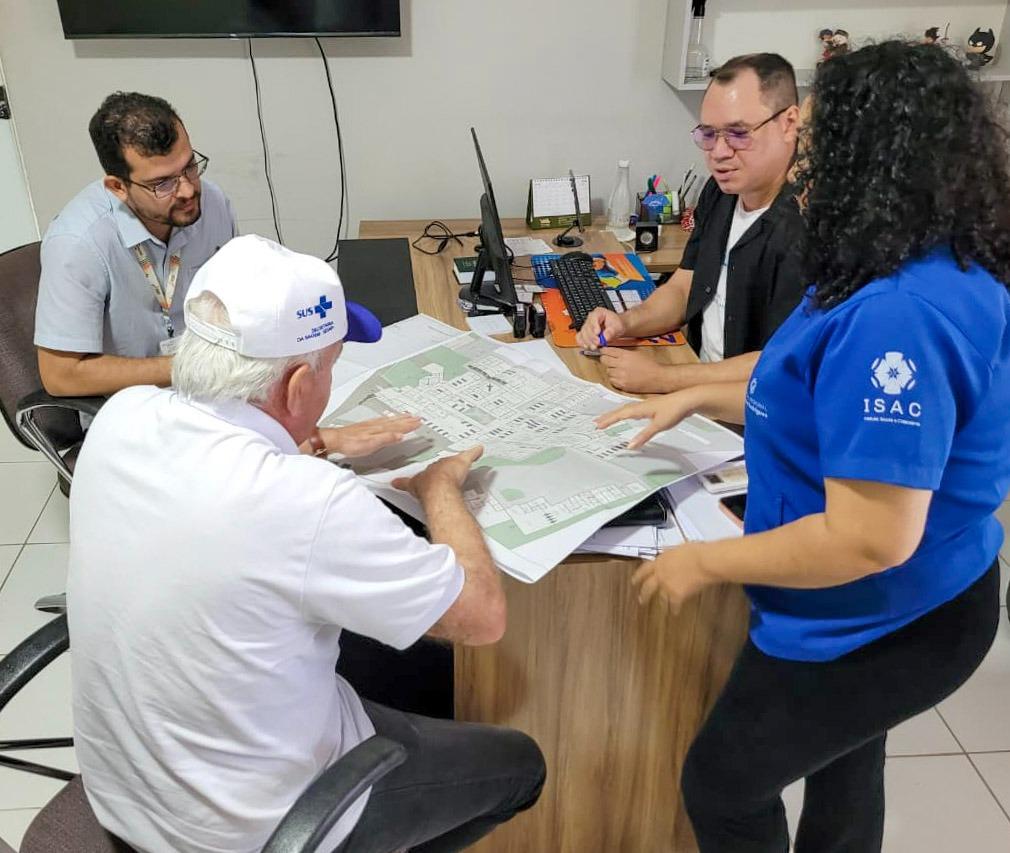 HRCR recebe equipe da Sesapi para apresentação do projeto arquitetônico de reforma geral do hospital