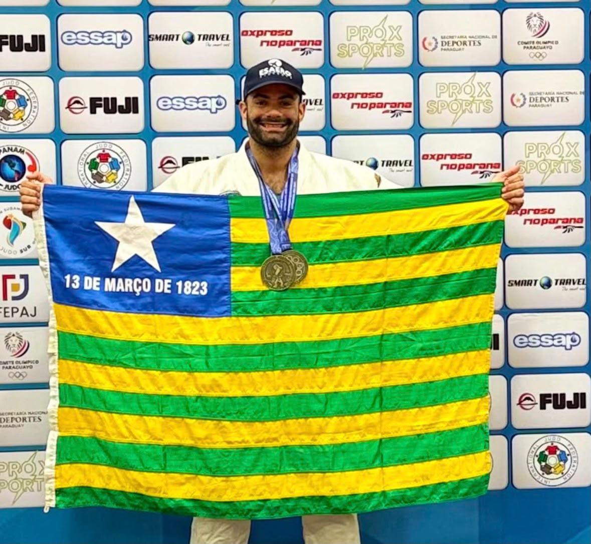 Judoca piauiense conquista pentacampeonato sul-americano