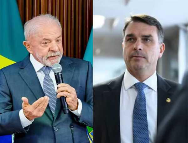 Pesquisa Meio Ideia mostra Lula à frente de Flávio Bolsonaro em simulação de 2º turno