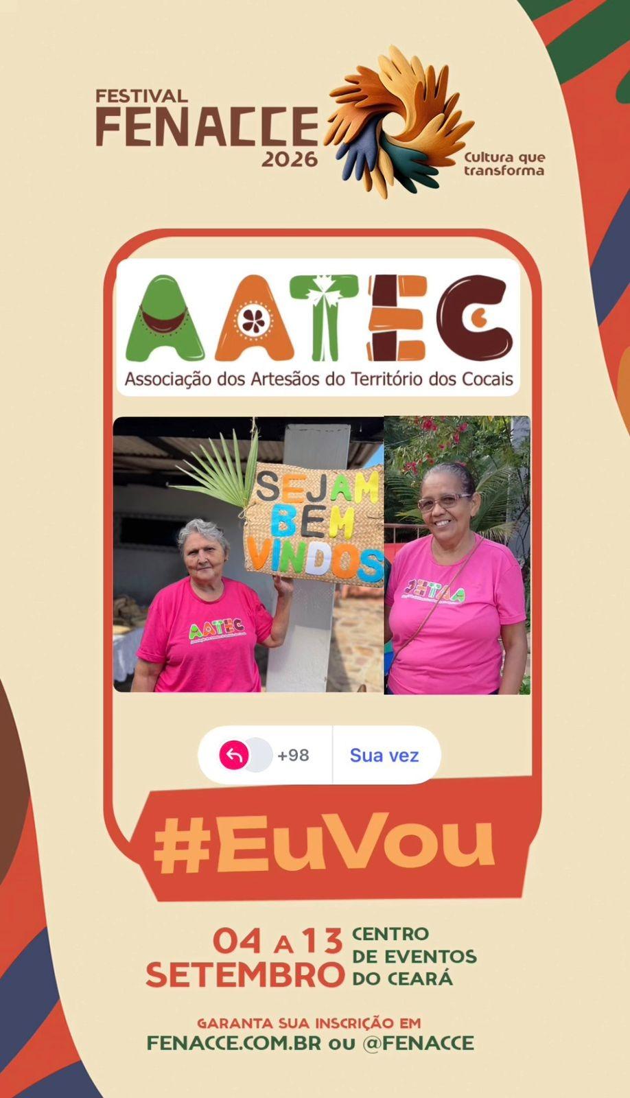 AATEC, de Piripiri, é selecionada para participar da FENACCE 2026 em Fortaleza