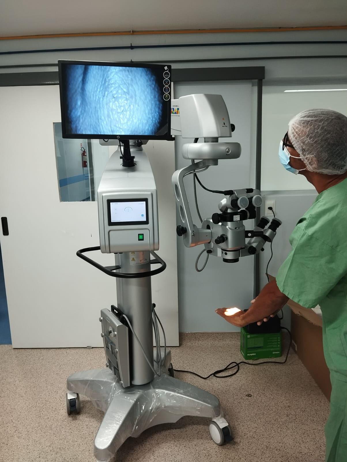 HGV passa a contar com microscópio para cirurgias oftalmológicas