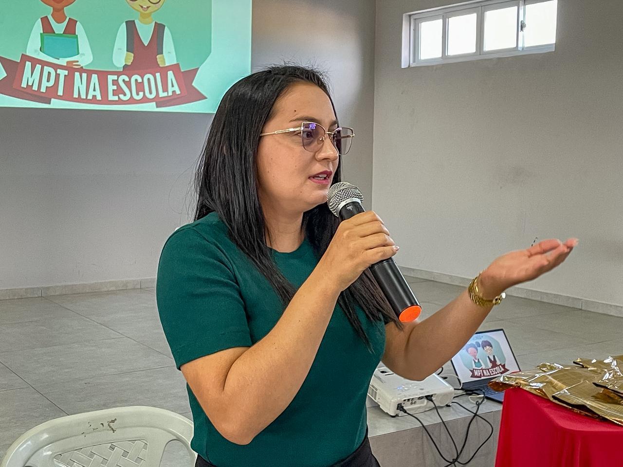 Premiação MPT na escola.