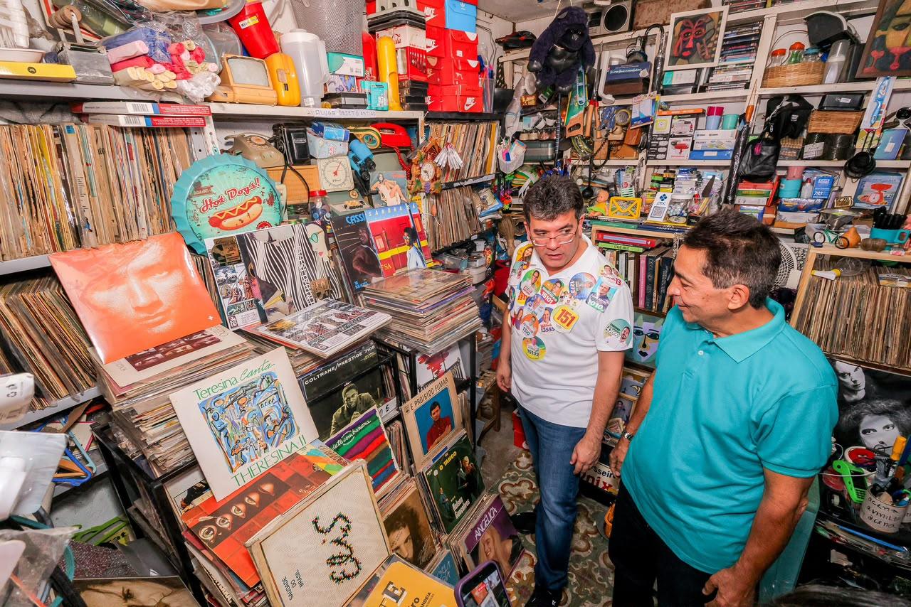 Rafael faz campanha no Mafuá, em Teresina.