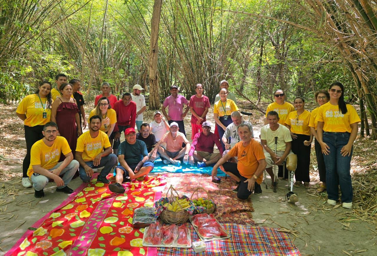 CAPS AD realiza ação do Setembro Amarelo no Horto Florestal de Piripiri