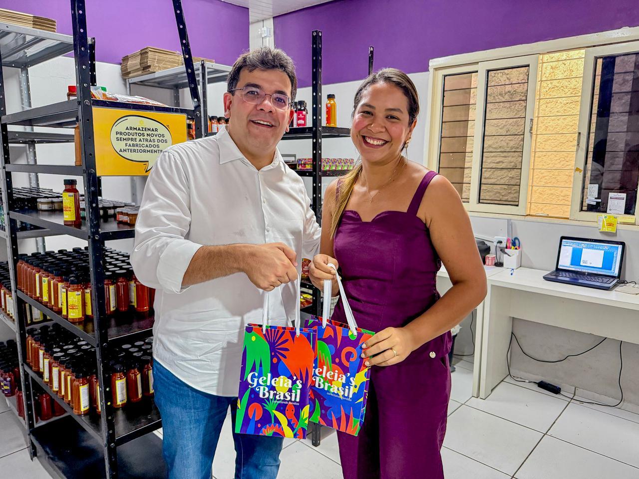 Governador visita empreendedores