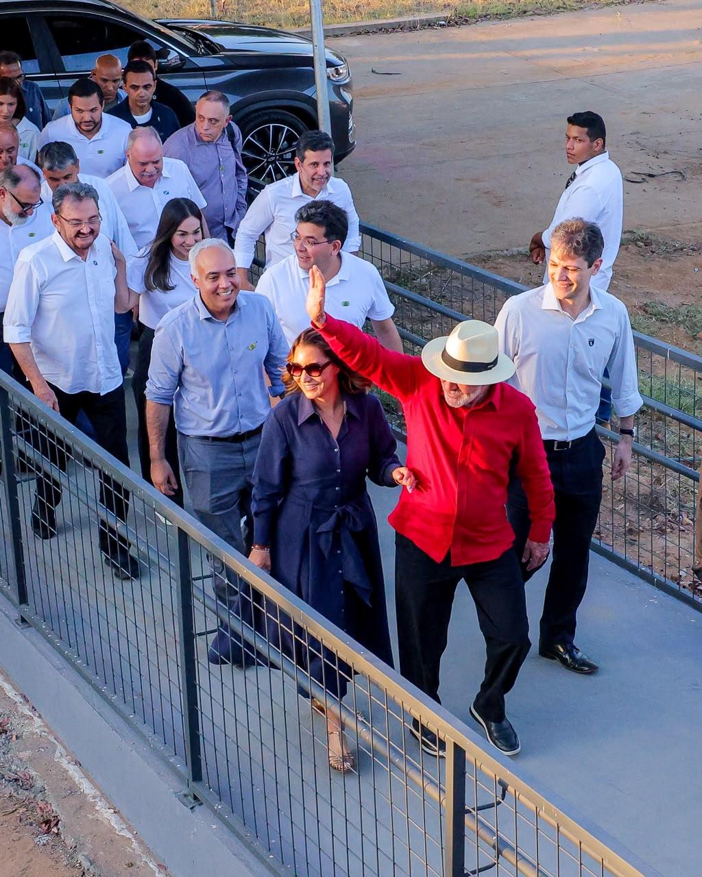 Visita do presidente ao VLT de Teresina