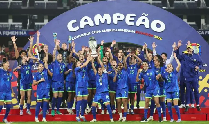 Brasil vence a Colômbia e garante vaga na final da Copa América Feminina
